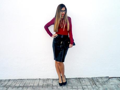 LEATHER SKIRT