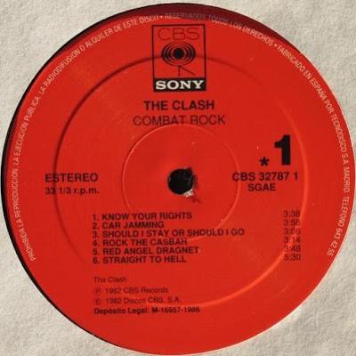 The Clash -Combat rock -Lp 1982
