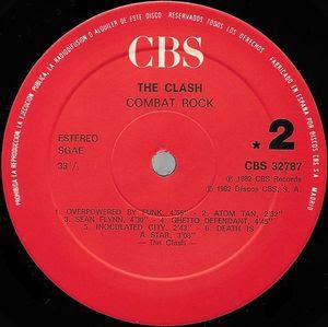 The Clash -Combat rock -Lp 1982