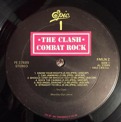 The Clash -Combat rock -Lp 1982