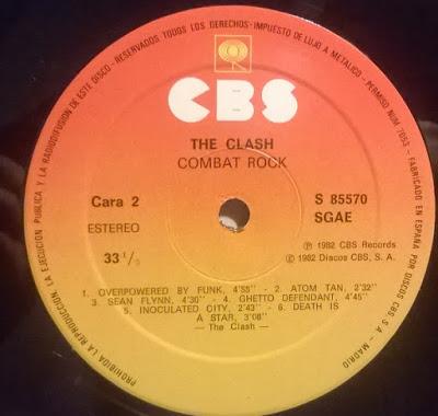 The Clash -Combat rock -Lp 1982
