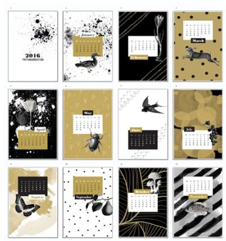 Calendarios 2016: gratuitos y listos para imprimir!
