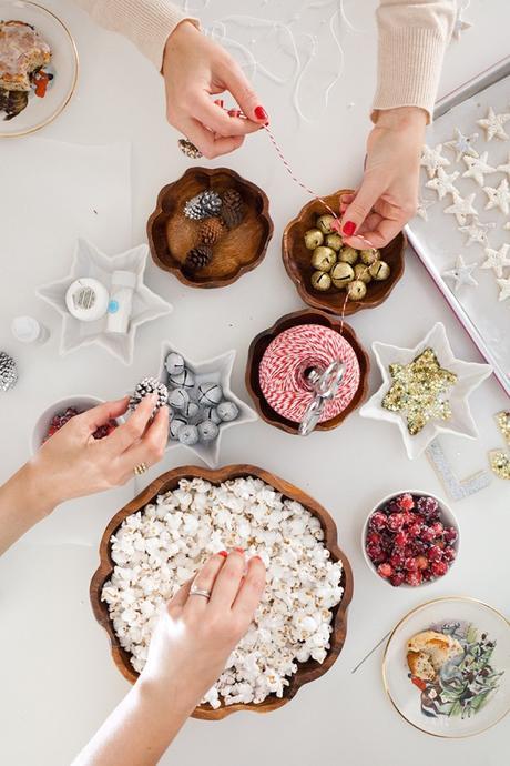 guirnaldas DIY para el arbol