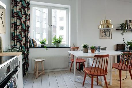 elementos arquitectonicos decoracion ladrillo visto decor contraste viejo nuevo deco decoración contrastes decoración salón nórdico pared ladrillo visto blog decoración nórdica decoración pisos pequeños vintage 