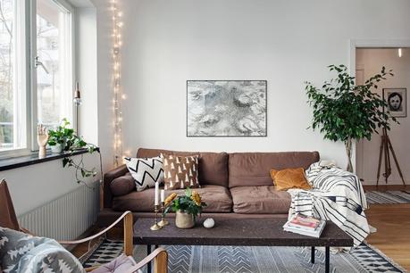 elementos arquitectonicos decoracion ladrillo visto decor contraste viejo nuevo deco decoración contrastes decoración salón nórdico pared ladrillo visto blog decoración nórdica decoración pisos pequeños vintage 