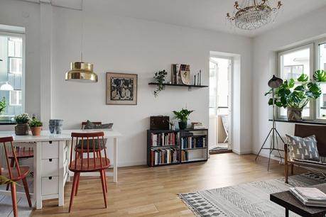 elementos arquitectonicos decoracion ladrillo visto decor contraste viejo nuevo deco decoración contrastes decoración salón nórdico pared ladrillo visto blog decoración nórdica decoración pisos pequeños vintage 