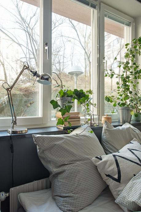 elementos arquitectonicos decoracion ladrillo visto decor contraste viejo nuevo deco decoración contrastes decoración salón nórdico pared ladrillo visto blog decoración nórdica decoración pisos pequeños vintage 