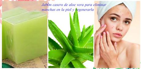 Cómo hacer jabón de aloe vera para eliminar manchas en la cara