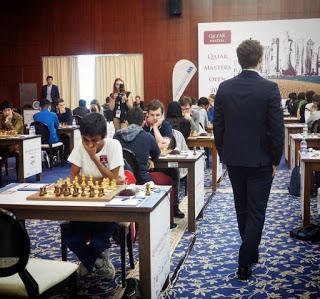 Magnus Carlsen en el “Qatar Masters Open 2015” (II)