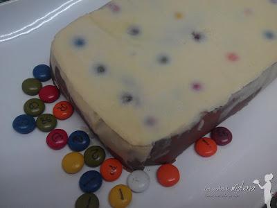 Turrón de chocolate con Lacasitos