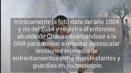 La verdad sobre la foto de Leopoldo López