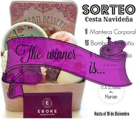 Ganador de la Cesta Navideña Eboke.es