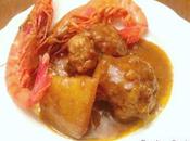 Almóndigas carne gambas