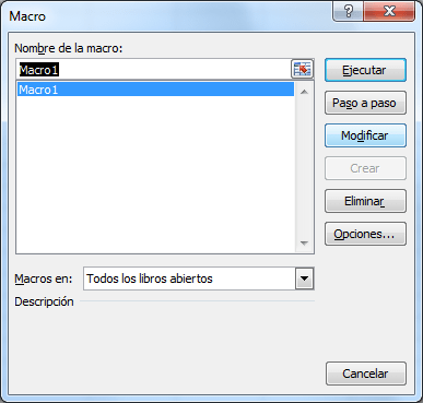 El Código de la Grabadora de Macros