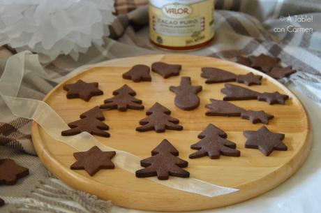 Galletas de Chocolate Especiadas y Feliz Navidad