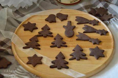 Galletas de Chocolate Especiadas y Feliz Navidad