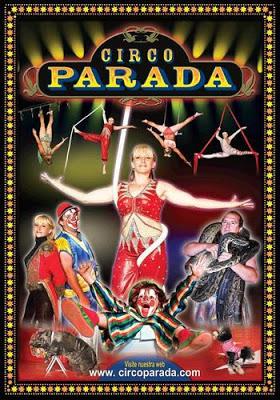 El dia 25 diciembre llega el Circo Parada a Almadén