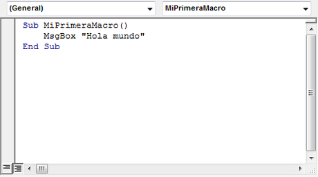 Tu Primera Macro con VBA Tu Primera Macro con VBA