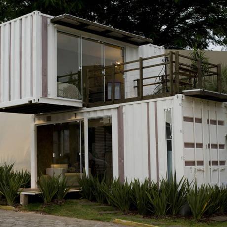 Loft-Container 20’ : Casas minimalistas de Ferraro Habitat