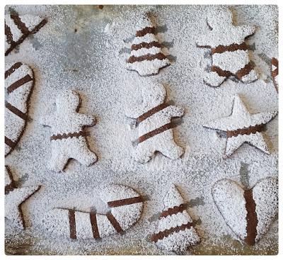 Polvorones de cacao Valor y ralladura de naranja