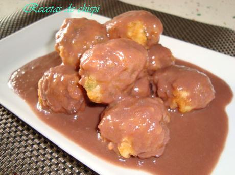 ALBONDIGAS DE CHOCO (SEPIA)