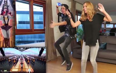 El desafío de Edurne y Rubius bailando en Just Dance 2016