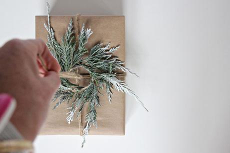 DIY: Una forma bonita y muy natural de envolver regalos para Navidad