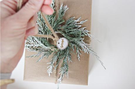 DIY: Una forma bonita y muy natural de envolver regalos para Navidad