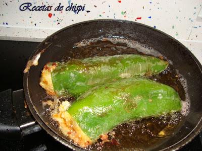 PIMIENTO RELLENO DE TORTILLA CON CHORIZO