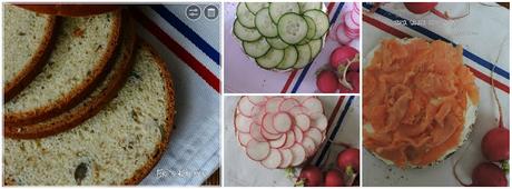 ¡ Tarta salada - Nacked salad cake ! (receta para pan casero judío )