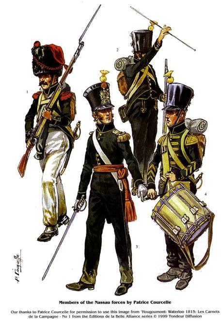 Las tropas del ducado de Nassau durante las guerras napoleónicas
