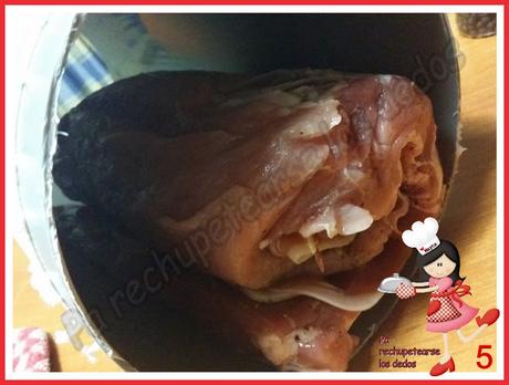 * Cinta de lomo rellena con salsa a la reducción de Pedro Ximenez (Olla GM-E)