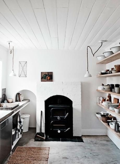 Casa rústica... Y chocolate caliente