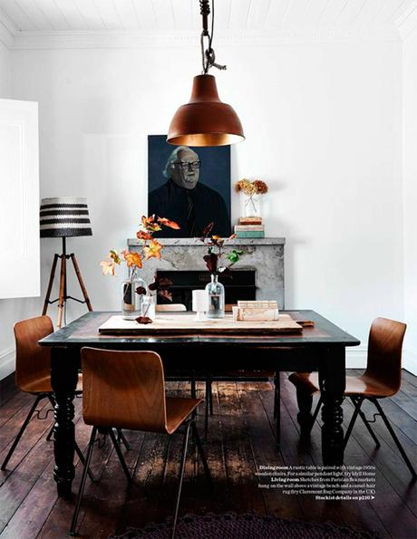 Casa rústica... Y chocolate caliente