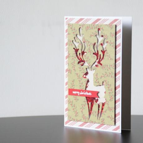 Tarjetas de Navidad. Ciervo