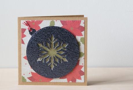 Tarjetas de Navidad. Copo de nieve
