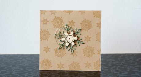 Tarjetas de Navidad. Copo de nieve