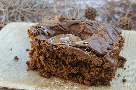 Brownie de castañas 1