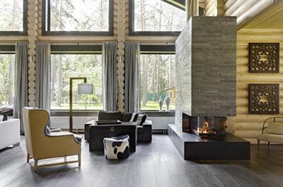 Casa de Troncos a Orillas del Volga