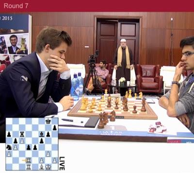 Magnus Carlsen en el “Qatar Masters Open 2015” (VII)