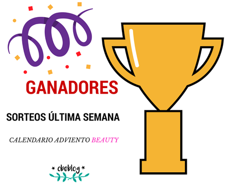 RESOLUCIÓN ÚLTIMOS SORTEOS CALENDARIO DE ADVIENTO RESOLUCIÓN ÚLTIMOS SORTEOS CALENDARIO DE ADVIENTO