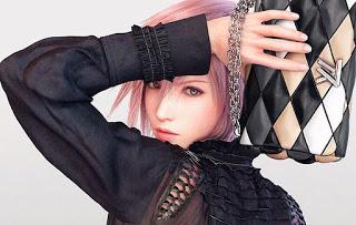 Lightning, de Final Fantasy XIII, se hace modelo de Louis Vuitton