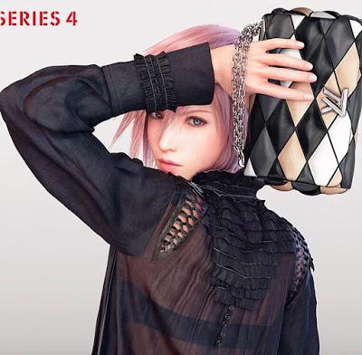 Lightning, de Final Fantasy XIII, se hace modelo de Louis Vuitton