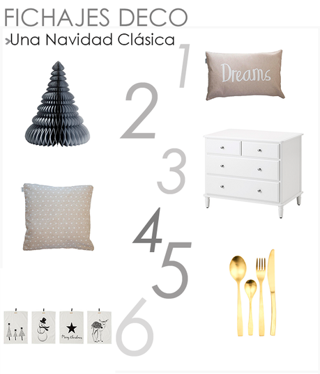 Una navidad nórdica de estilo clásico renovado