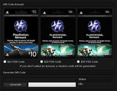 Generador de Codigo PlayStation