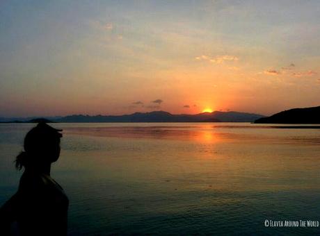 Atardecer en Komodo