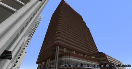 Réplica Minecraft: Rascacielos 701 Brickell Avenue, Miami, Estados Unidos.