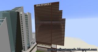 Réplica Minecraft: Rascacielos 701 Brickell Avenue, Miami, Estados Unidos.