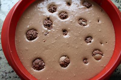 Tarta de Ferrero Rocher y nutella