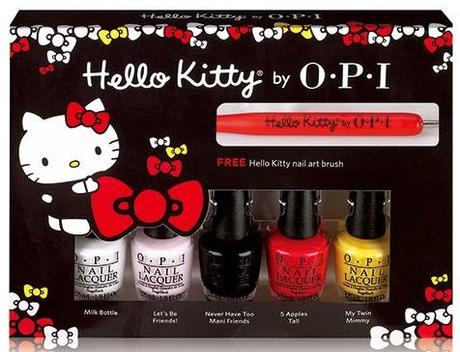 Próxima colección de OPI en colaboración con Hello Kitty